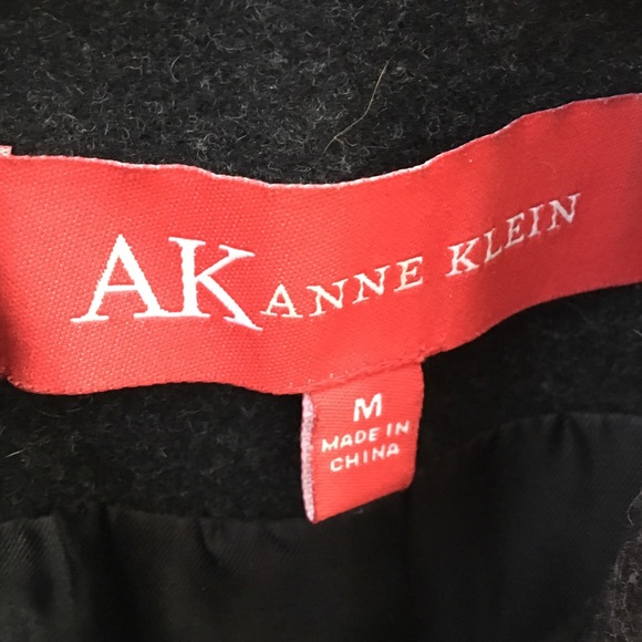 Fully lined very dark charcoal black wool jacket - Picture 3 of 4